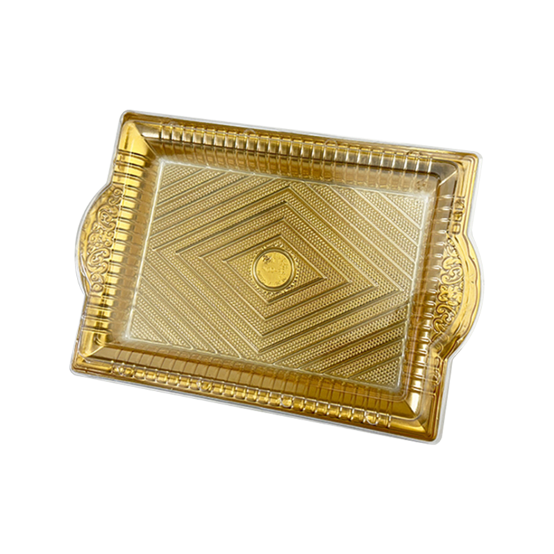 Engangs gennemsigtig tyk kagebakke