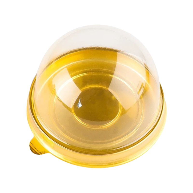 Engangs PET plastik kageæske