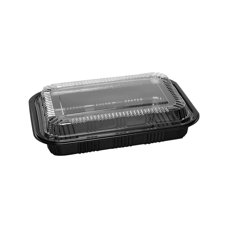 Anti-overløbsdækket emballageboks velegnet til mikrobølgeovne