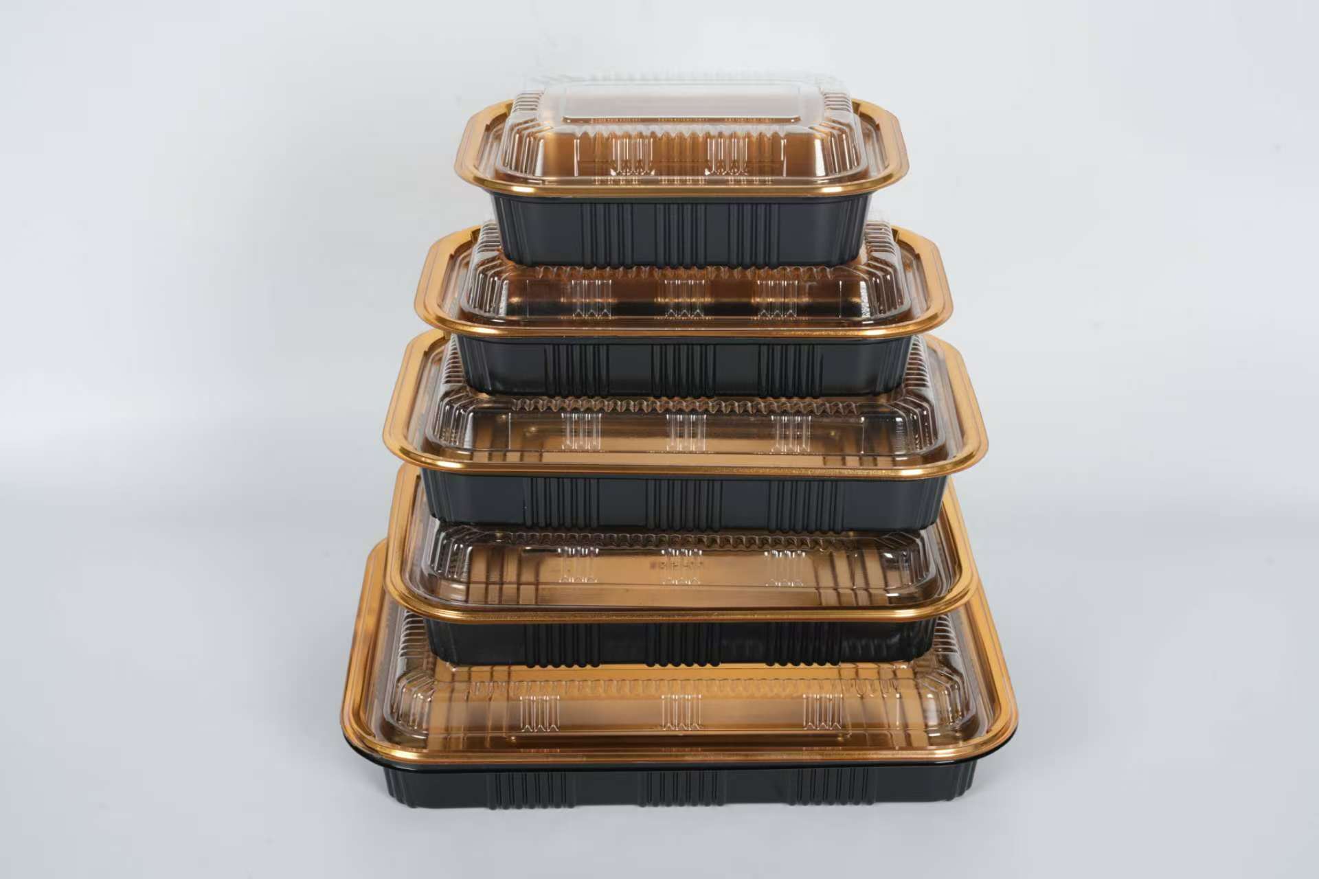 Engangs plast PP materiale sushi madbakke Box 